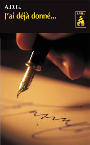 J'ai déjà donné... 9782742780204