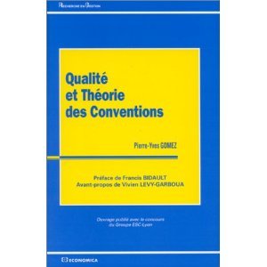 Qualité et théorie des conventions 9782717827187