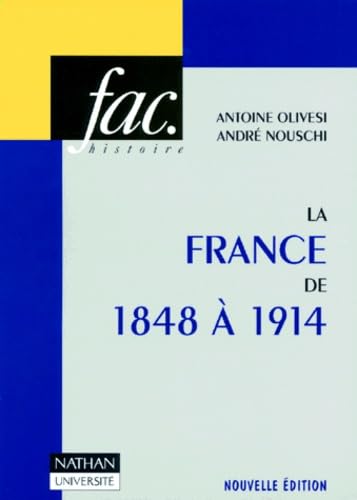 La France de 1848 à 1914 9782091909035