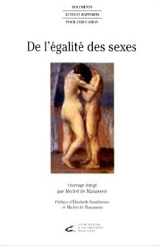 De l'égalité des sexes 9782240003782