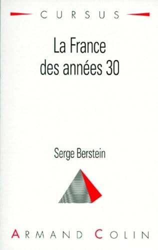 La France des années 30 9782200213046