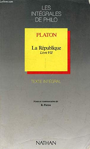 La Republique, livre VII 9782091758640