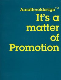 It's A Matter of Promotion 9788489994980