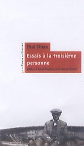 Essais à la troisième personne 9782841099337