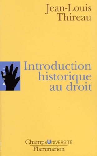 Introduction historique au droit 9782080830142