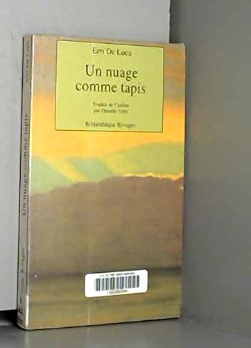 Un nuage comme tapis 9782869307513