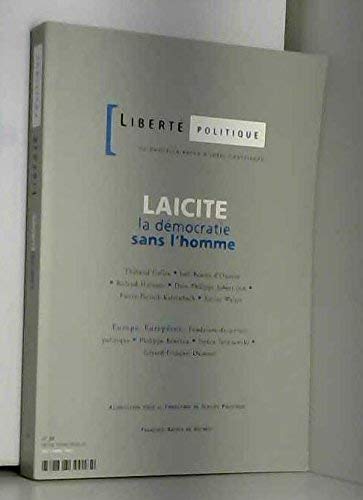 La laïcité la démocratie sans l'homme, numéro 24 9782868399182