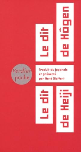 Le dit de Hôgen Le dit de Heiji (0000) 9782864325017