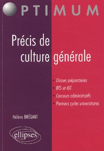 Precis De Culture Generale 9782729813826