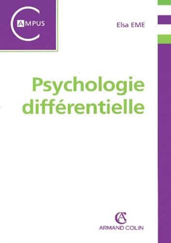 Psychologie différentielle 9782200252663