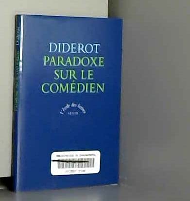 Paradoxe sur le comédien 9782020215541