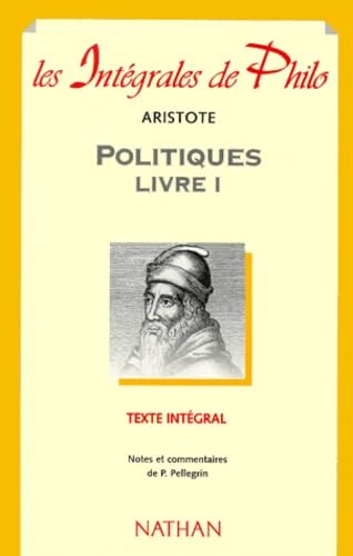 Aristote : Politiques, livre 1 9782091825120