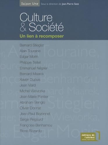 Culture & Société : Un lien à recomposer 9782916002088