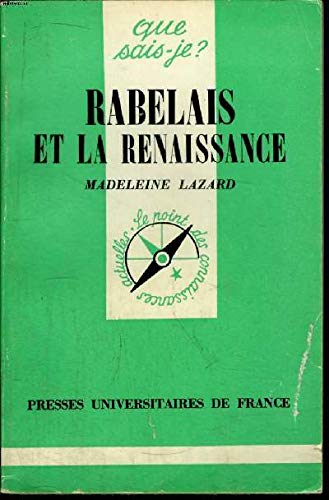 Que sais-je? N° 1767 Rabelais et la Renaissance 