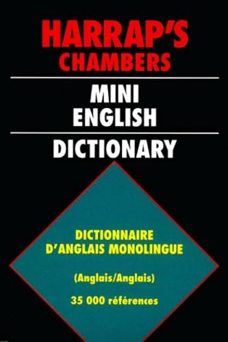Mini English Dictionnary : anglais/anglais 9780245502996