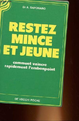Restez mince et jeune 9782732840239