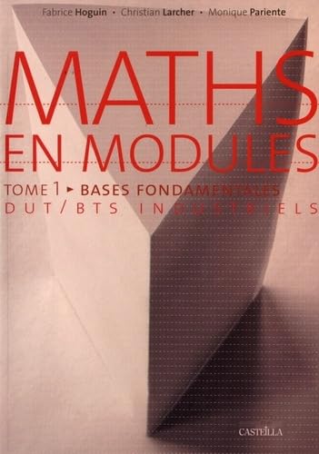Maths en modules bases fondamentales 9782713526992
