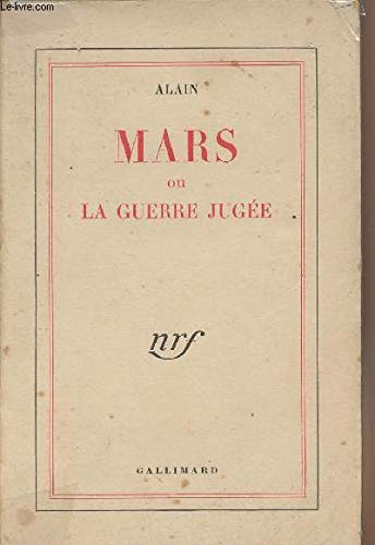 Mars ou la guerre jugée 