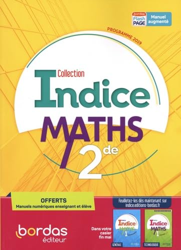 Maths 2de Indice: Specimen enseignant 9782047337035