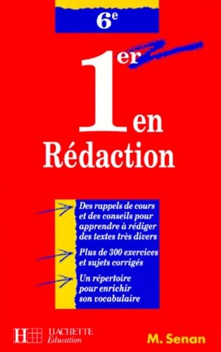 1er en rédaction, 6ème 9782011676009