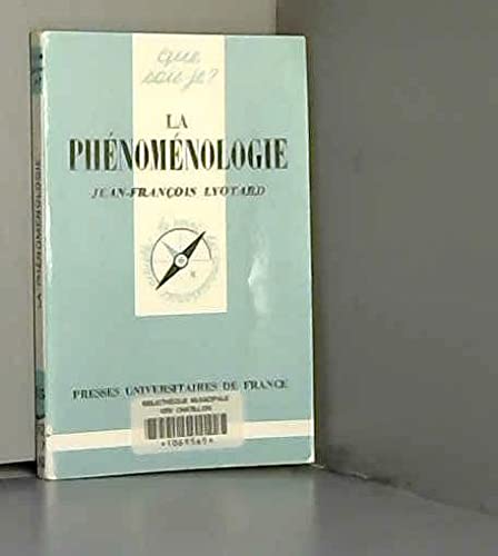 La Phénoménologie 9782130446798