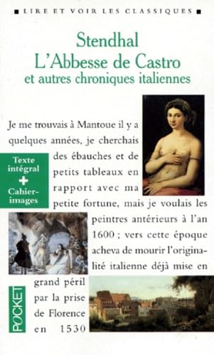 L'Abbesse de Castro et autres chroniques italiennes 9782266062428