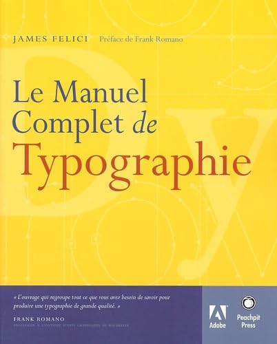 TYPOGRAPHIE LE MANUEL COMPLET 9782744080678