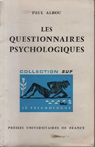 Les questionnaires psychologiques 
