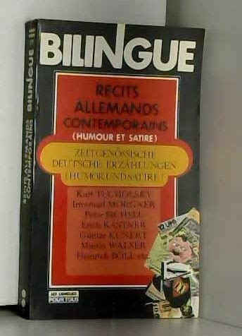 Recits Allemand Contemporains Humour Et Satire 9782266018616
