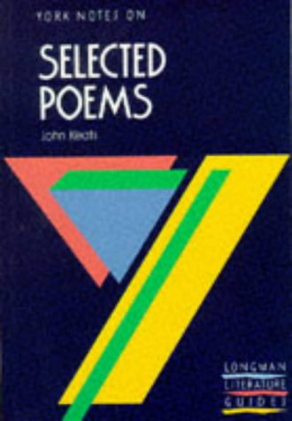 York Notes on John Keats' "Selected Poems" 9780582033627