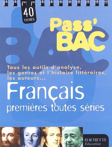 Pass'Bac : Français, 1ères toutes séries (Fiches) 9782011684356