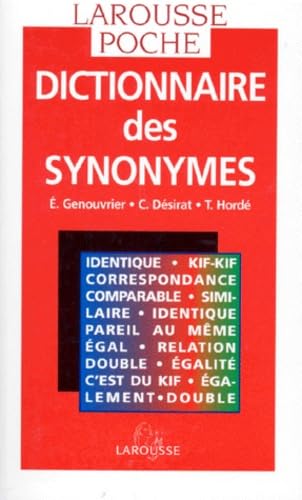 DICTIONNAIRE DES SYNONYMES 9782033201715