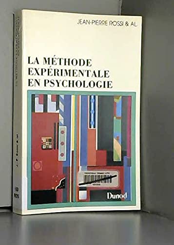 La méthode expérimentale en psychologie 9782040188245