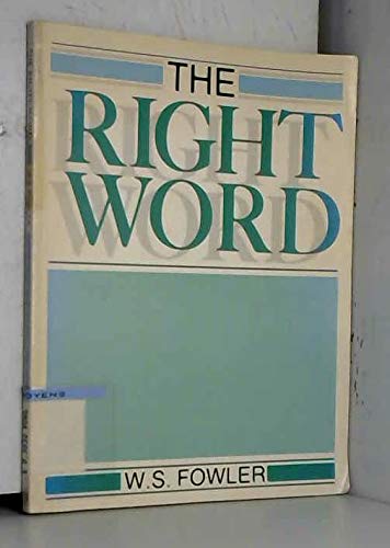 The Right Word 9780175556885