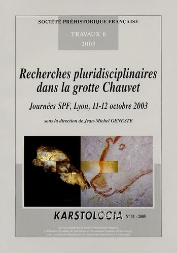 Recherches pluridisciplinaires dans la grotte Chauvet: Journées SPF, Lyon, 11-12 octobre 2003 9782913745216