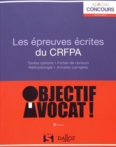 Les épreuves écrites du CRFPA 9782247180745