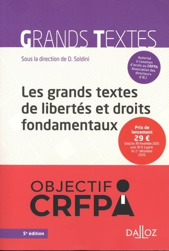 Grands textes de libertés et droits fondamentaux 9782247198825
