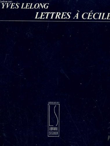Lettres a cecile 9782877360562
