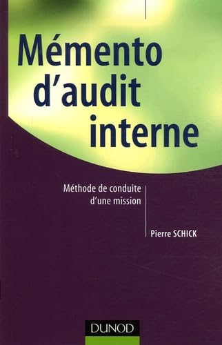 Mémento d'audit interne 9782100505906