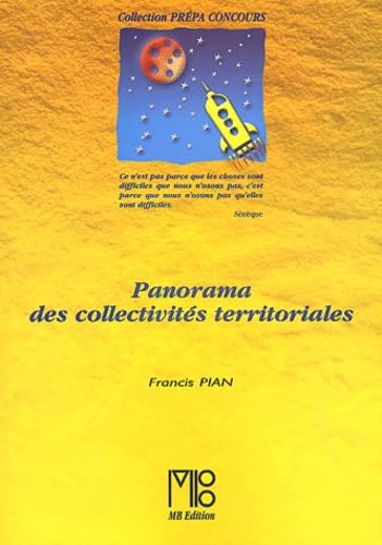 Panorama Des Collectivites Territoriales 9782846410410