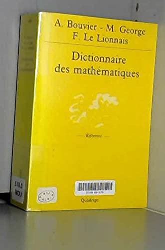 Dictionnaire des mathématiques 9782130520252