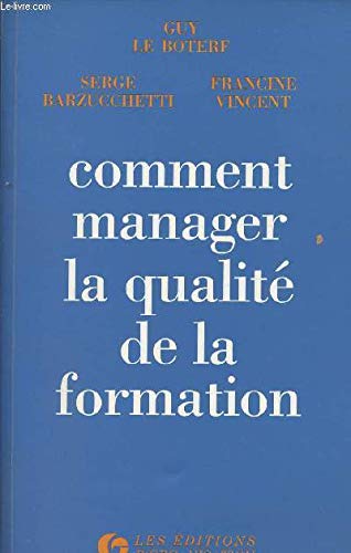 Comment manager la qualité de la formation 9782708114494