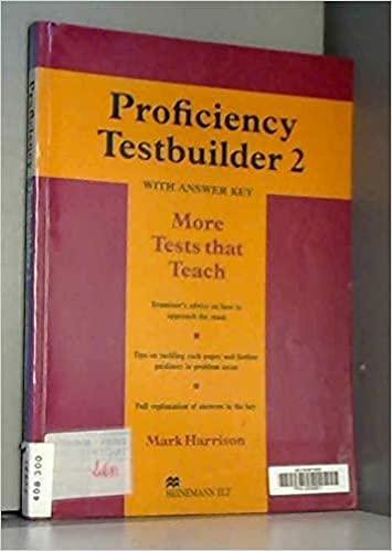 Proficiency Testbuilder 2 With Key 9780435240677