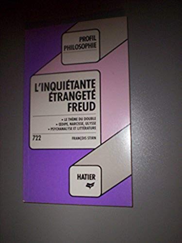 L'inquiétante étrangeté 9782218075551