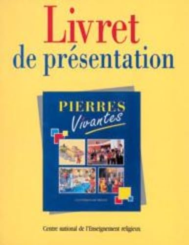 Pierres vivantes, livret 9782903619060