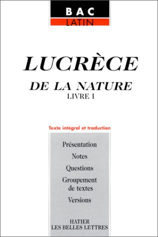 De la nature: Livre 1 9782218721137