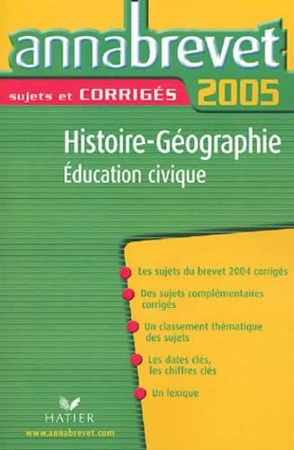 Histoire Géographie Education civique 9782218747724