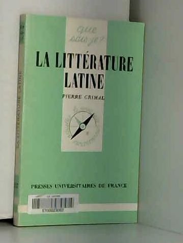 La litterature latine 9782130418542