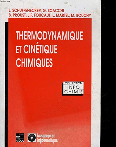 Thermodynamique et cinétique chimiques 9782852067196