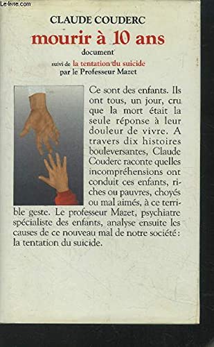 Mourir à 10 ans 9782286049164